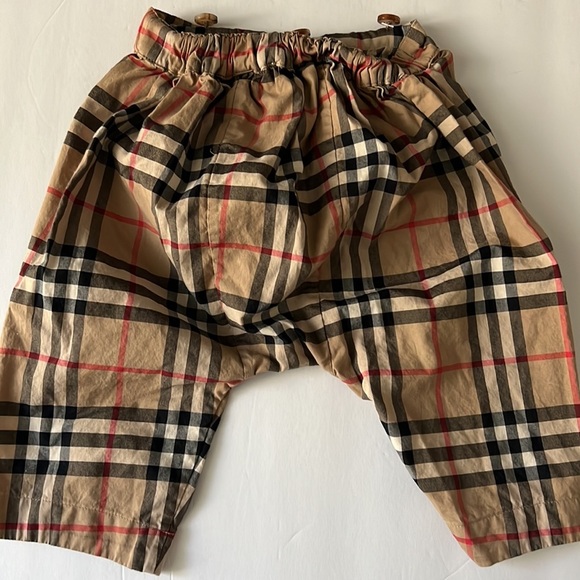 Burberry Check Print Overalls Pants Jumpsuit 9m - Picture 4 of 11